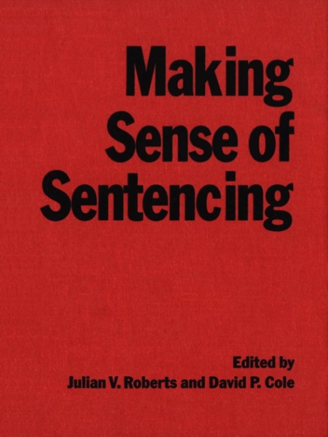 Cover image for book Making Sense of Sentencing