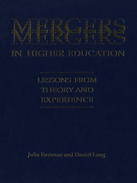 Cover image for book Mergers in Higher Education