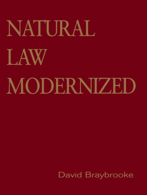 Cover image for book Natural Law Modernized