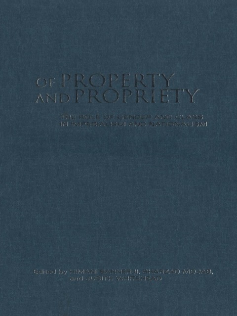 Cover image for book Of Property and Propriety