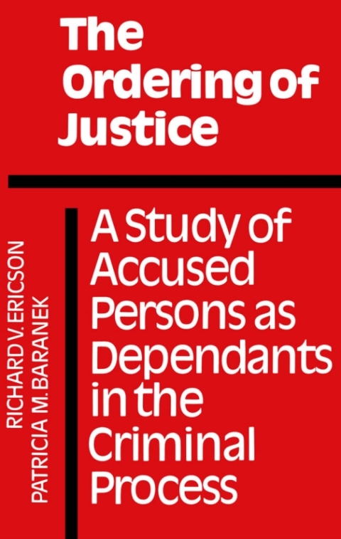 Cover image for book The Ordering of Justice