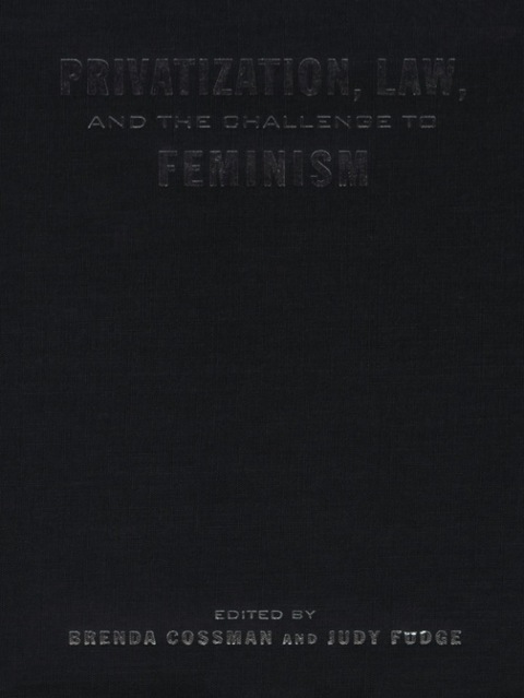 Cover image for book Privatization, Law, and the Challenge to Feminism