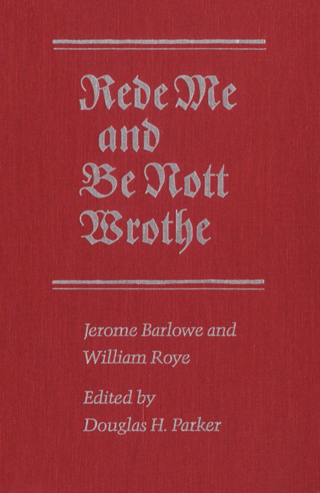 Page Fidelity Rede Me and Be Nott Wrothe; $66.96