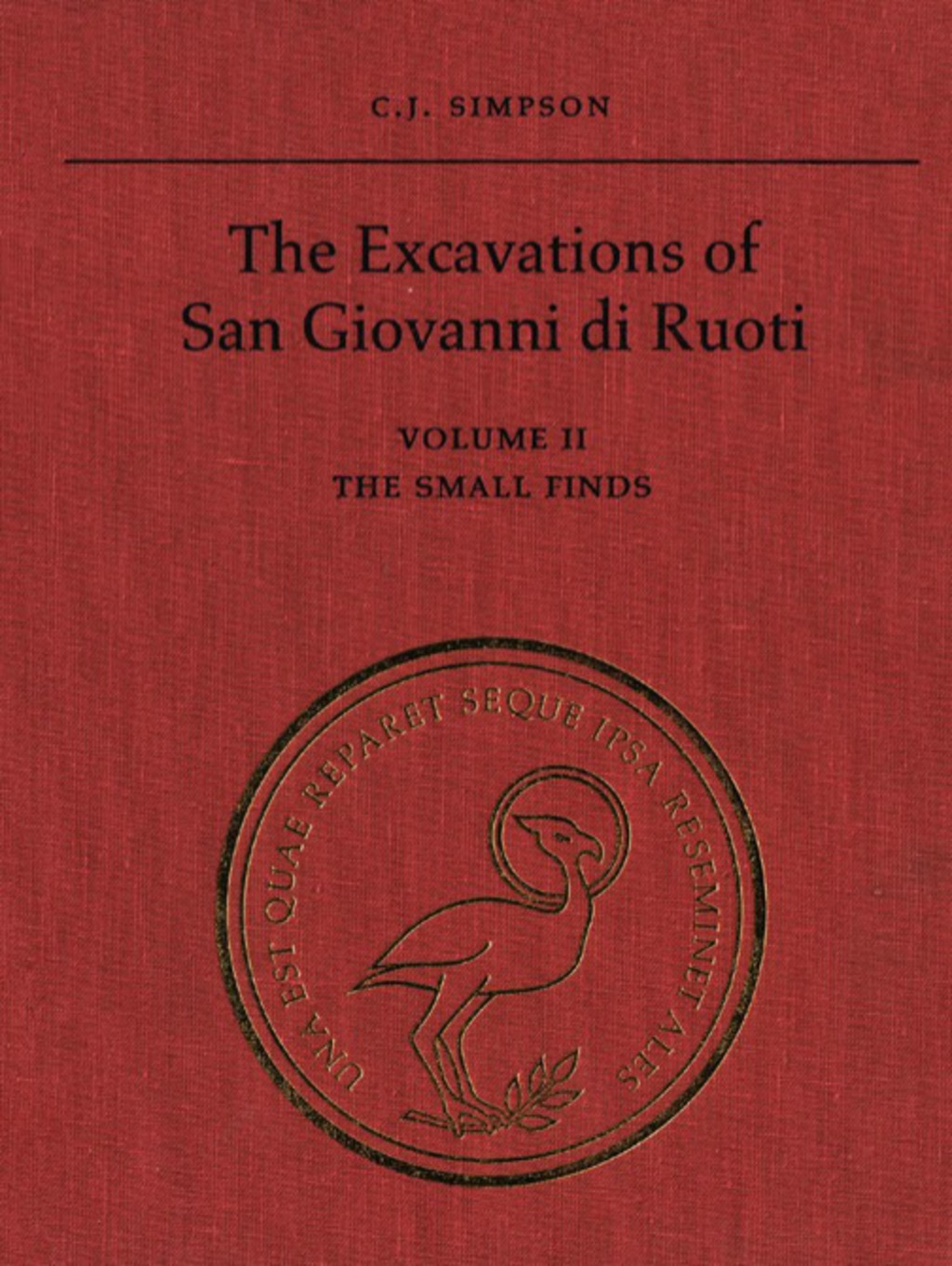 Page Fidelity The Excavations of San Giovanni di Ruoti; $127.44