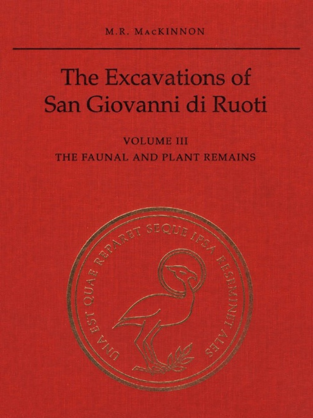 Page Fidelity The Excavations of San Giovanni di Ruoti; $197.28