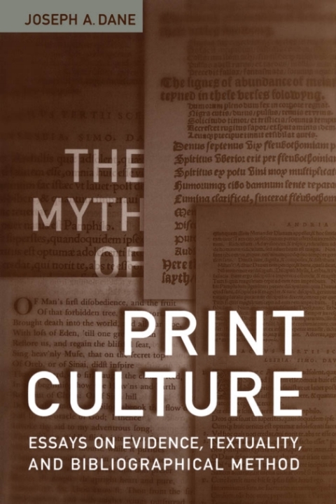 Cover image for book The Myth of Print Culture
