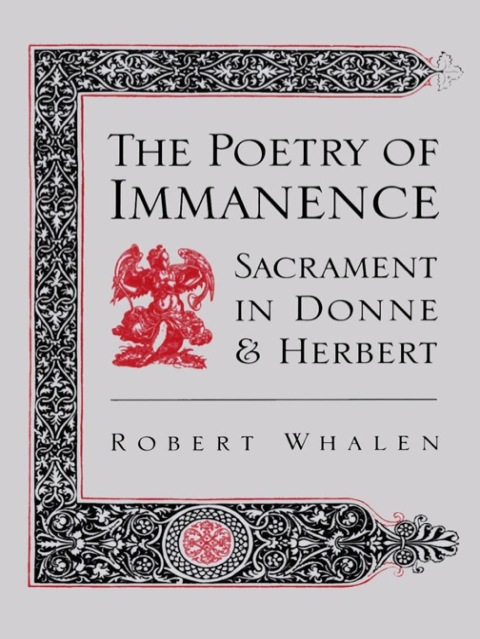 Cover image for book The Poetry of Immanence