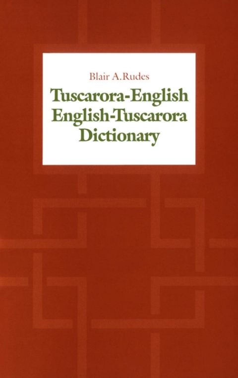 Cover image for book Tuscarora-English / English-Tuscarora Dictionary