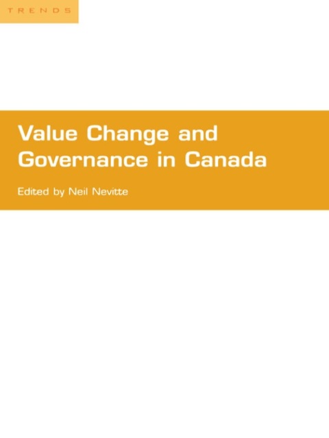 Cover image for book Value Change and Governance in Canada