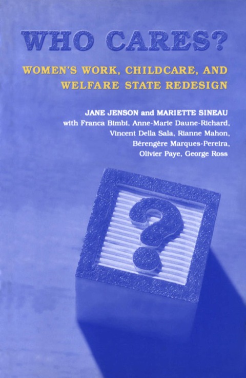 Cover image for book Who Cares?