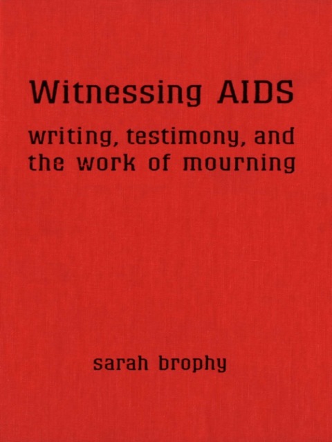 Cover image for book Witnessing AIDS