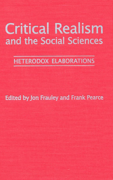 Cover image for book Critical Realism and the Social Sciences