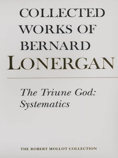 Cover image for book The Triune God