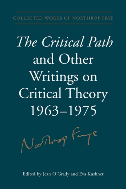 Cover image for book The Critical Path and Other Writings on Critical Theory, 1963-1975