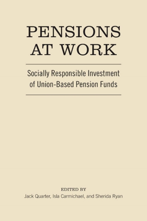 Cover image for book Pensions at Work