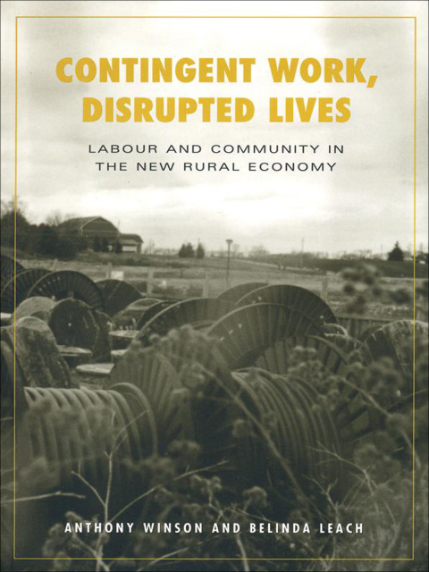 Cover image for book Contingent Work, Disrupted Lives