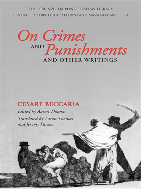 Cover image for book On Crimes and Punishments and Other Writings