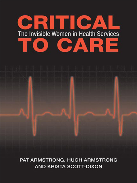 Cover image for book Critical To Care