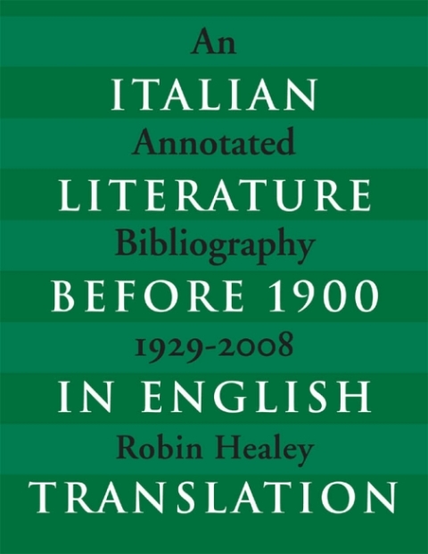 Cover image for book Italian Literature before 1900 in English Translation