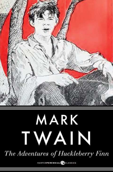 Cover image for book The Adventures Of Huckleberry Finn