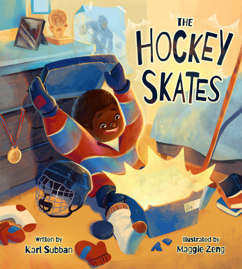 Cover image for book The Hockey Skates