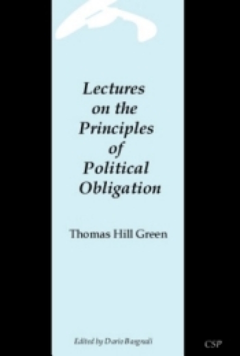Cover image for book Lectures on the Principles of Political Obligation