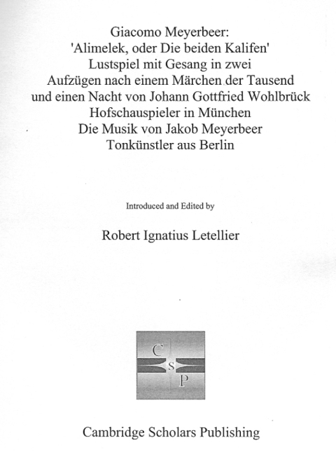 Cover image for book Giacomo Meyerbeer