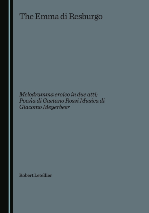 Cover image for book Emma di Resburgo