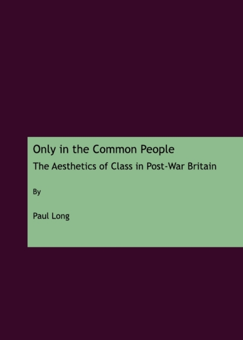 Cover image for book Only in the Common People