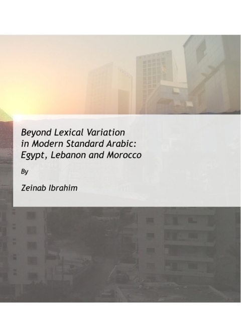 Cover image for book Beyond Lexical Variation in Modern Standard Arabic