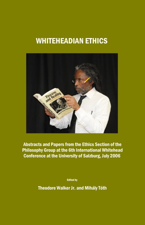 Cover image for book Whiteheadian Ethics