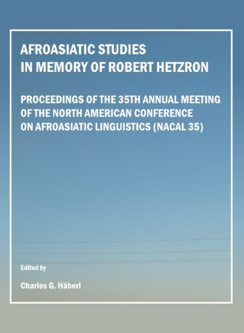 Cover image for book Afroasiatic Studies in Memory of Robert Hetzron