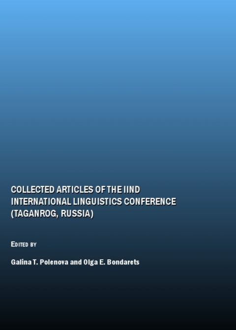 Cover image for book Collected Articles of the IInd International Linguistics Conference (Taganrog, Russia)