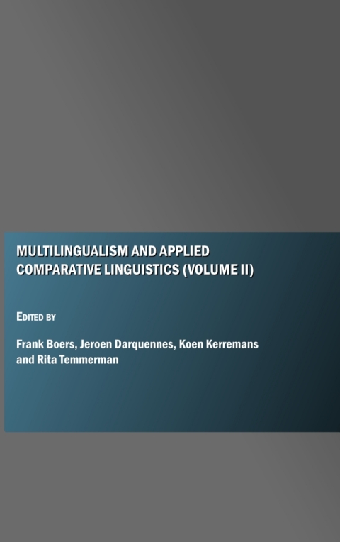 Cover image for book Multilingualism and Applied Comparative Linguistics (Volume II)