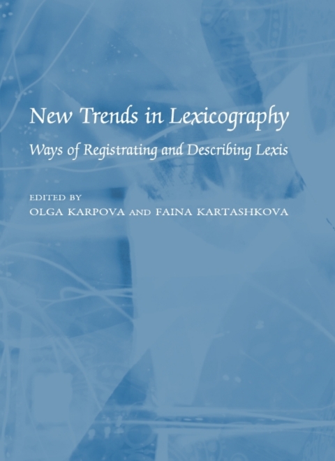 Cover image for book New Trends in Lexicography