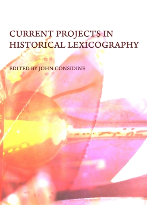 Cover image for book Current Projects in Historical Lexicography