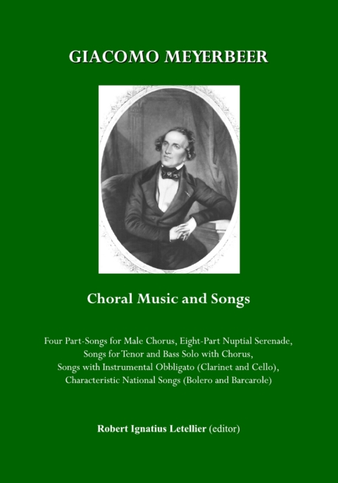 Cover image for book Giacomo Meyerbeer Choral Music and Songs