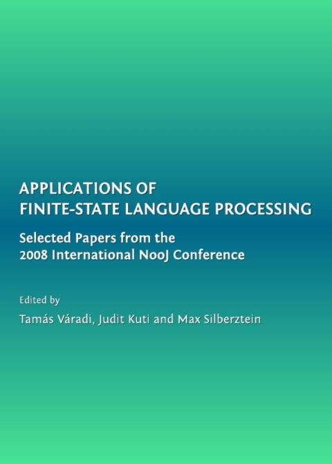Cover image for book Applications of Finite-State Language Processing