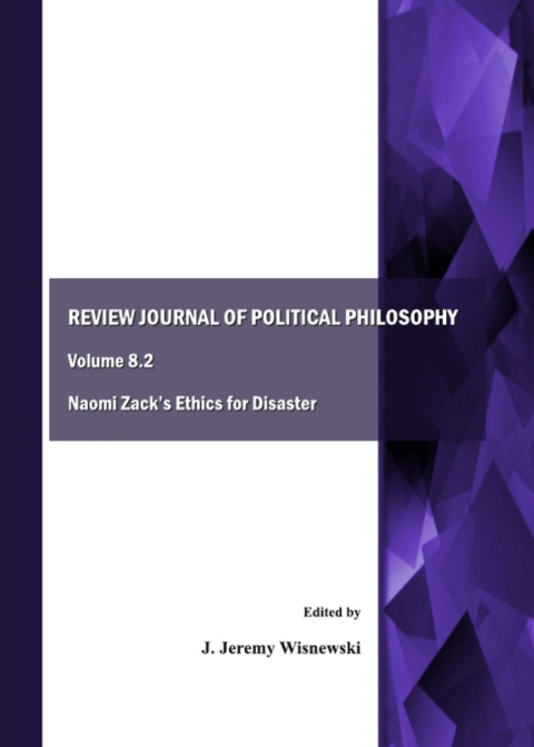 Cover image for book Review Journal of Political Philosophy Volume 8.2