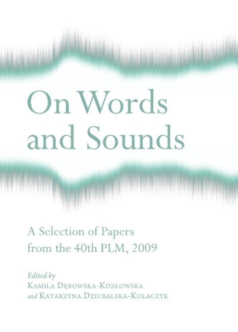 Cover image for book On Words and Sounds