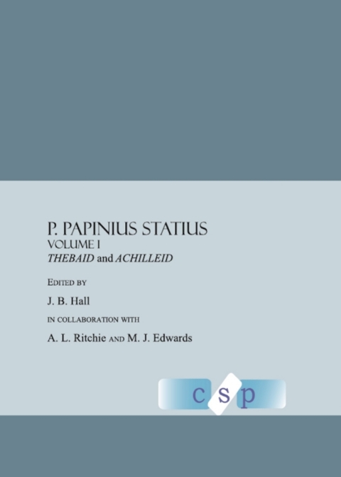 Cover image for book P. Papinius Statius Volume I