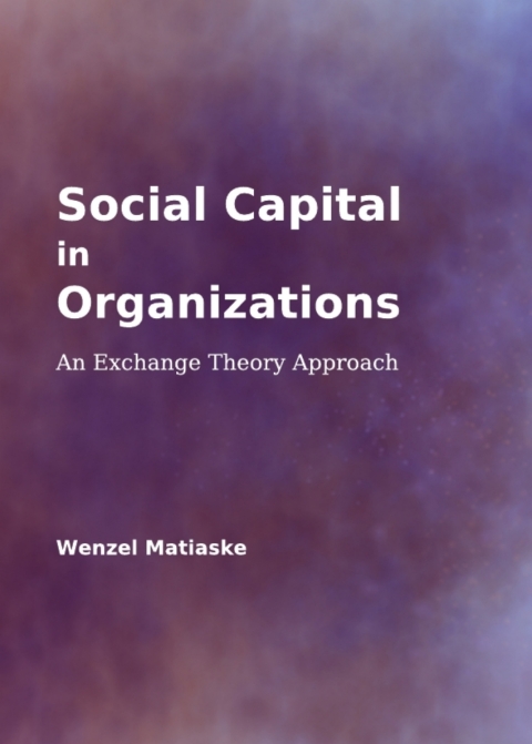 Cover image for book Social Capital in Organizations