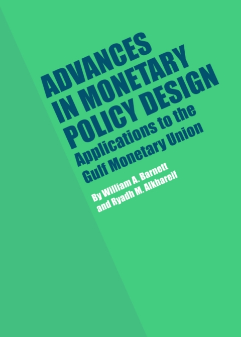 Cover image for book Advances in Monetary Policy Design