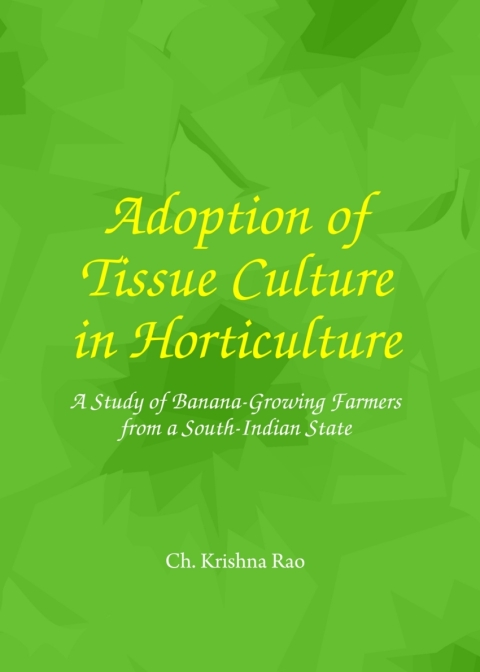 Cover image for book Adoption of Tissue Culture in Horticulture