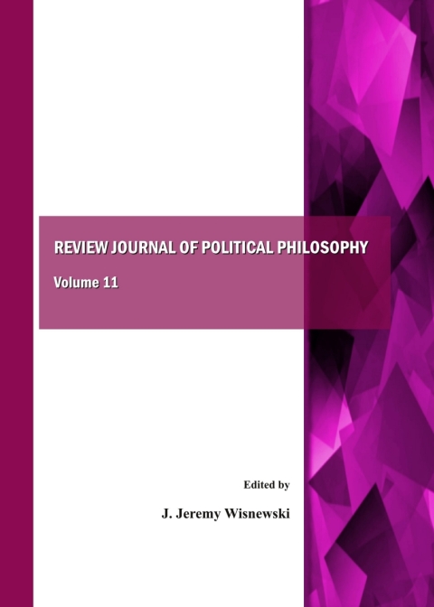 Cover image for book Review Journal of Political Philosophy Volume 11