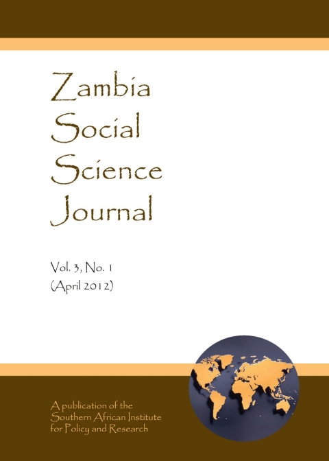 Cover image for book Zambia Social Science Journal Vol. 3, No. 1 (April 2012)