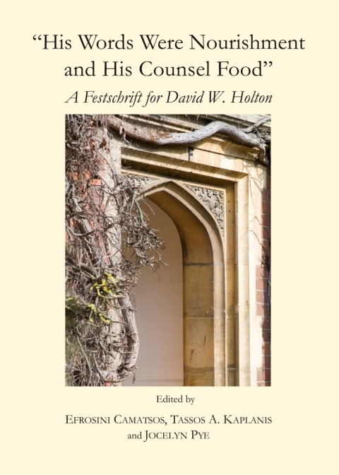 Cover image for book "His Words Were Nourishment and His Counsel Food"
