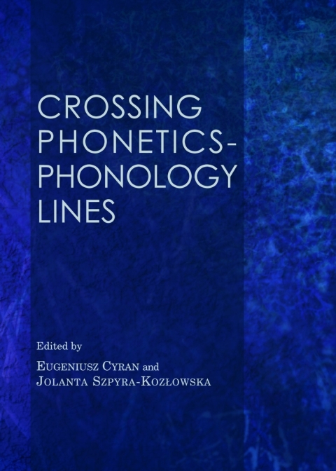 Cover image for book Crossing Phonetics-Phonology Lines