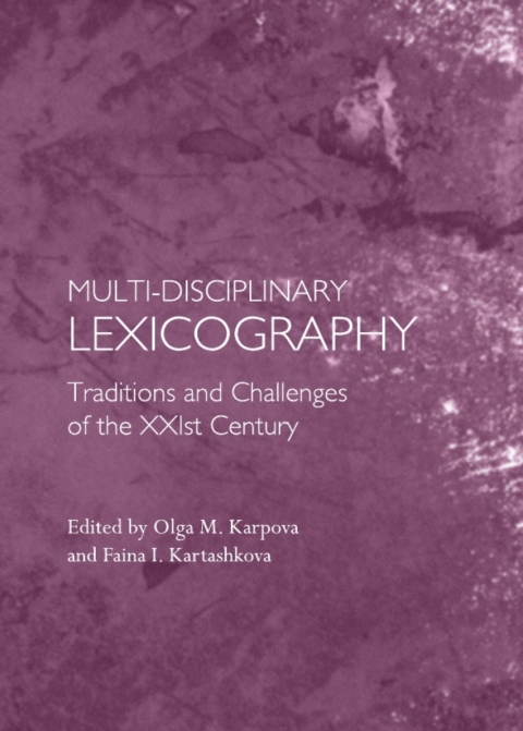 Cover image for book Multi-disciplinary Lexicography