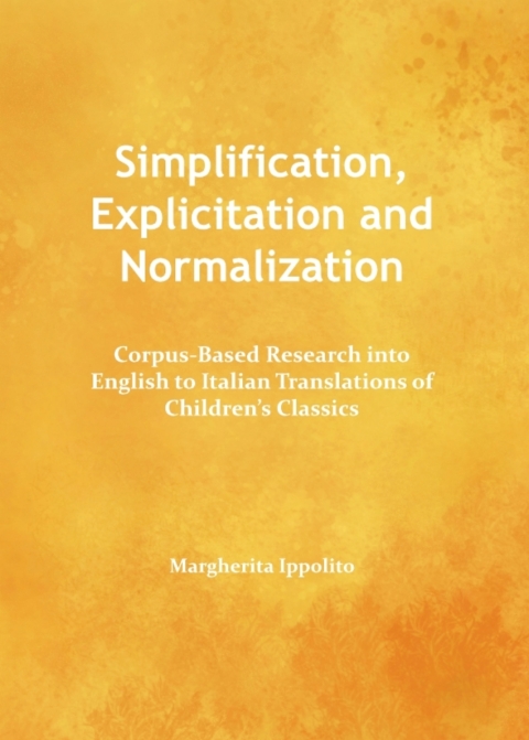 Cover image for book Simplification, Explicitation and Normalization